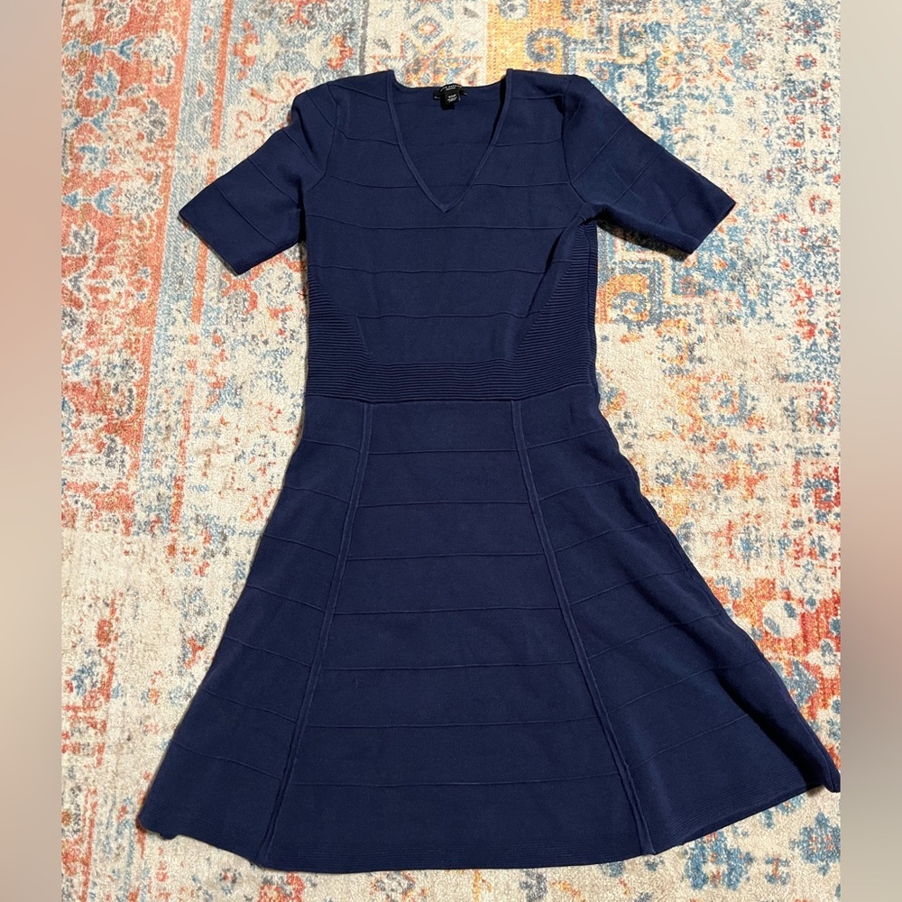 Ann Taylor Navy Mini Dress